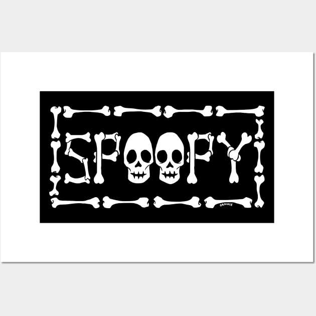 Spoopy Sign Wall Art by Jan Grackle